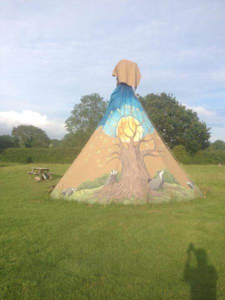 Big Sky Tipi Holidays Wartling Exteriér fotografie